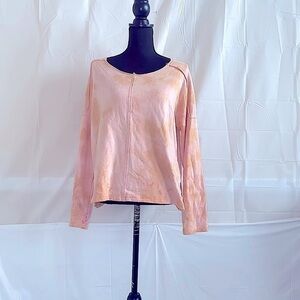 Lulus Long Sleeve Tie Dye Sweat Top Size L